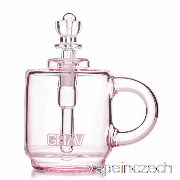 Grav Hrnek Na Kávu Kapesní Bubbler Růžový Vape Bez Nikotinu